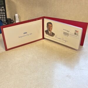Ronald Reagan & George Bush 1985 Inauguration Day First Day Cover Set Fleetwood
